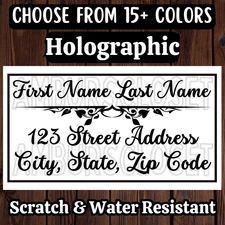 50 RETURN ADDRESS MAILING LABELS 2.25"×1.25 ENVELOPE STICKERS INVITATION INVITE