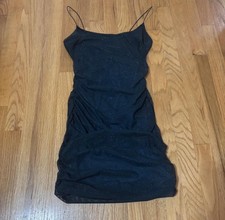 Dark Green Sparkly Windsor Mini Dress Spaghetti Strap Size Small