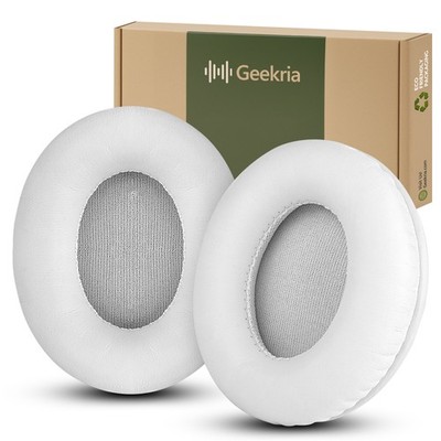 Geekria Ear Pads 1 Pair Compatible with Monster Beats Studio 1.0 1st Gen White