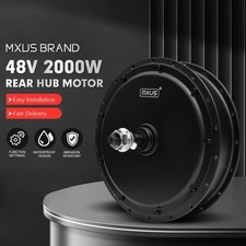 Mountain E-bike 48V 2000W 3.0 Tyre Front/Rear Brushless Gearless Hub Motor Wheel