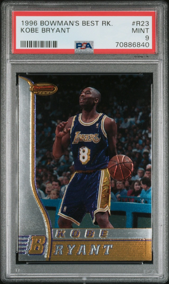 Bowman Kobe Bryant Basketball 1996-97 Season Sports Trading Cards