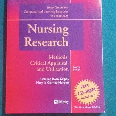Mosby Nursing Research 4th Ed Study Guide CD-ROM Paperback English 1998