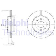 Disque de frein Daihatsu SIRION