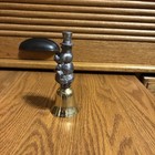 Ricker pewter Bell snowman and rabbits Christmas limited edition  ￼ — photo 2