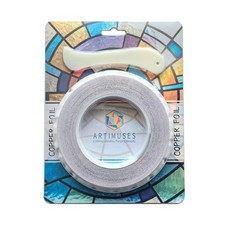 7/32 Inch Black Backed Copper Foil Tape for Stained Glass,36 Yards 2Rolls 