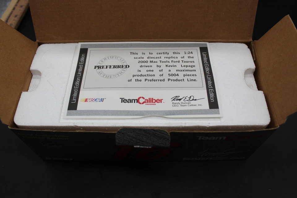 Kevin LePage Mac Tools Roush #16 2000 Ford 1/24 Team Caliber Nascar Die Cast Foto 3 de 4