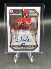 2026 Bowman Baseball Steele Hall Prospects Paper Auto Reds
