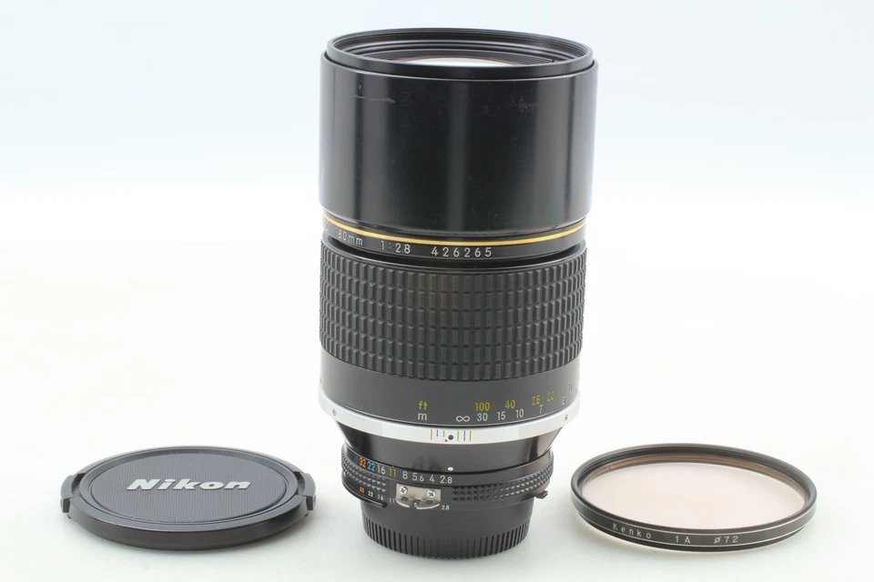 [ESTADO PERFEITO] Lente telefoto Nikon Ai-s Ais Nikkor 180mm f/2.8 ED MF Prime F do Japão - Imagem 2 de 4
