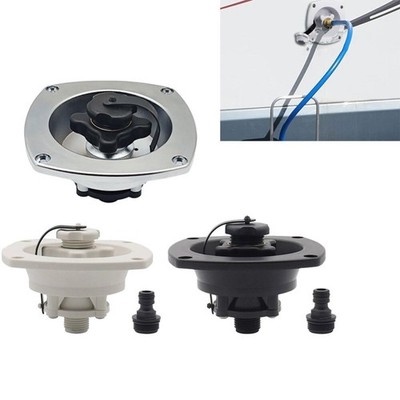 For Caravan RV Boat Mains Water Inlet With Pressure Regulator Filler Entry