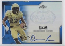 2017 Leaf Metal US Army All-American Bowl Blue 25/50 Deommodore Lenoir Auto s5q