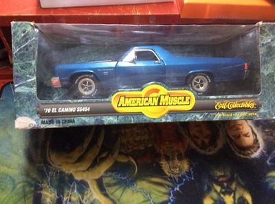 1/18 Ertl ‘70 EL CAMINO SS454 CHEVROLET American Muscle Ertl 1:18 1970 Chevrolet El Camino SS454 Blue