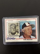 1978 Topps - Earl Weaver #211 As Player- As Manager