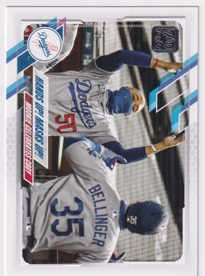 2021 Topps Hands Up! Masks Up! Los Angeles Dodgers #303