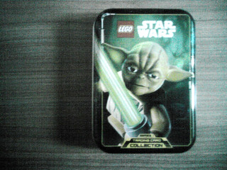 LEGO STAR WARS TRADING CARD SERIE 1: MINI TIN YODA LEER! KEIN INHALT!!