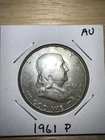 1961 P Franklin Half Dollar 90% Silver