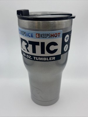 RTIC 30 oz Insulated Tumbler Stainless Steel Coffee Travel Mug with Lid, Spil...