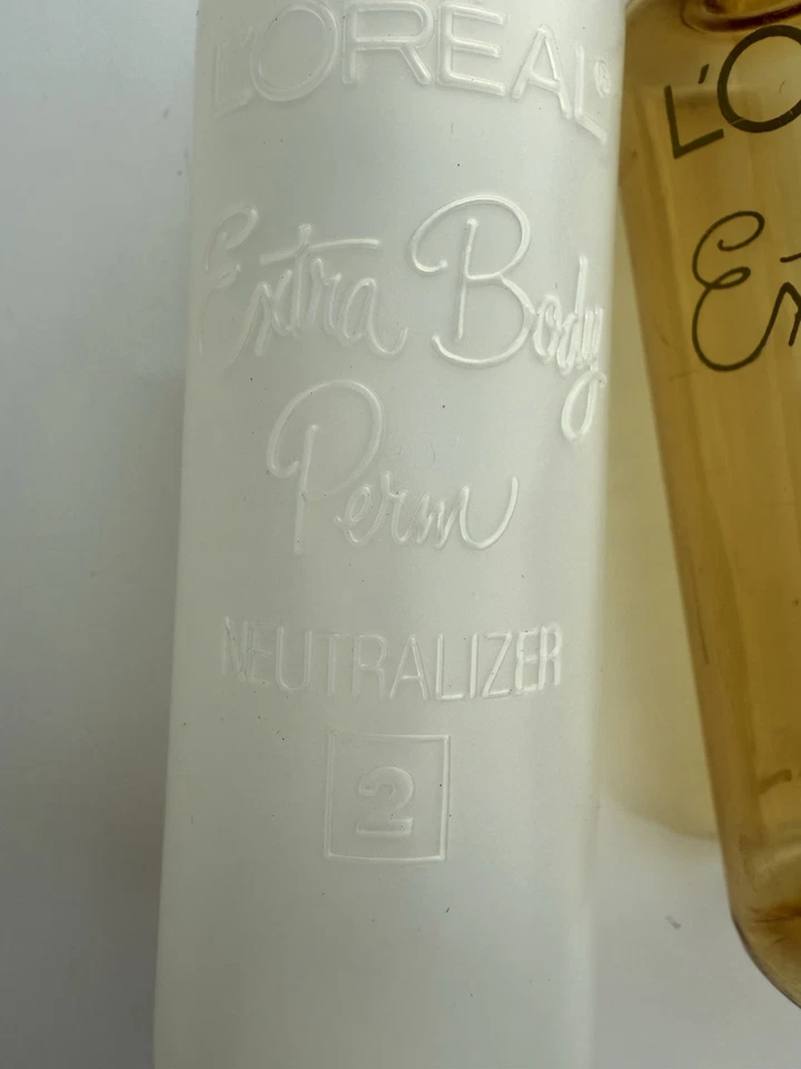 Loción neutralizadora LOREAL vintage botellas permanentes peluquería cuerpo extra 4 fl oz Foto 3 de 4