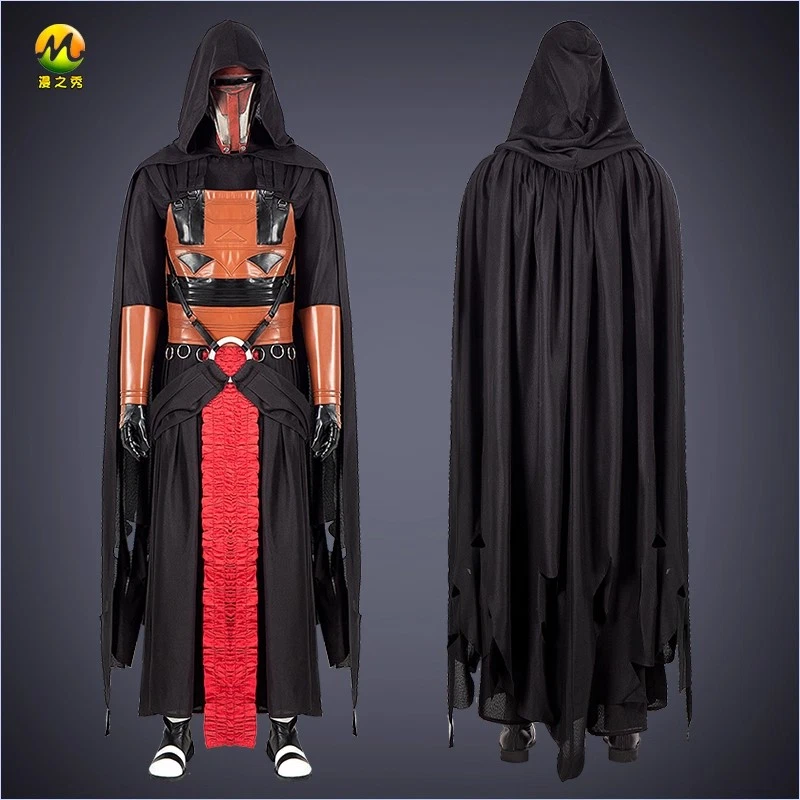 Star Wars:Knights of the Old Republic Darth Revan Cape Cosplay Costume Halloween - Image 2 of 4