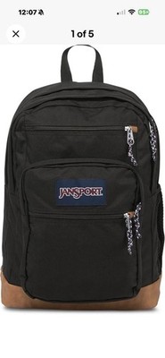 JanSport Big Student Backpack, Ergonomic Shoulder Straps, 15  Laptop - Black H2O
