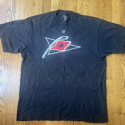 CAM WARD #30 NHL Carolina Hurricanes Black Reebok T-Shirt - Size M- 100% Cotton