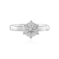 Cavill Zirkonring 1,625Ct 925 Silber Platinierter Damenring Brillantschliff