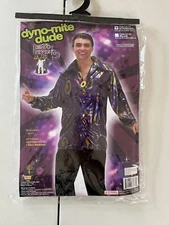 Forum Novelties Dyno-mite Dude Disco Fever Men Halloween Costume Standards USED