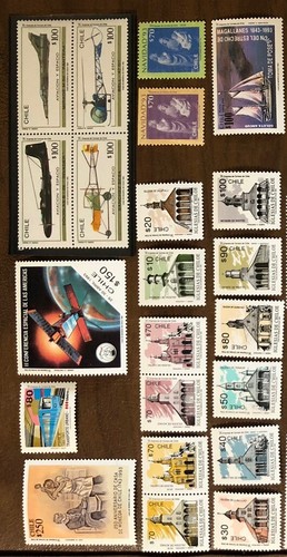 Chile Stamps 1036/1084 Mint Never Hinged 1993 - Picture 2 of 4