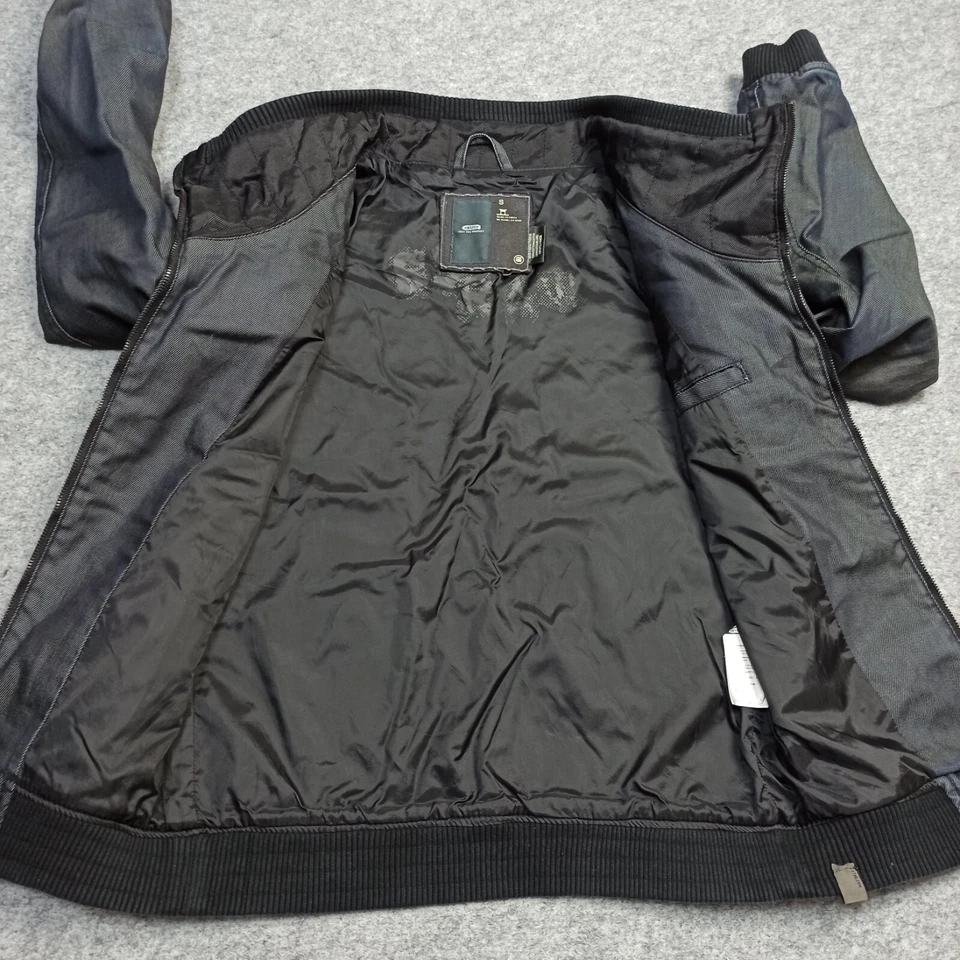 G-Star Brut Jean Femmes VESTE TAILLE S Bleu Foncé Zip Entier Dawn-Denim-Jkt - Photo 3/4