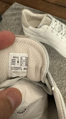 SNEAKER RETRÒ DA UOMO ECCO STREET LITE 521304 taglia US 12 - 12,5 EU 46 NUOVE CON SCATOLA ♥ - Foto 17 di 17