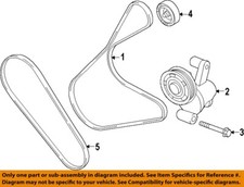 FORD OEM 19-23 Bronco Sport Cooling Belts Pulleys-Idler Pulley KX6Z8678A