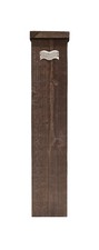 1ft,2ft and 3ft Post Garden Fence Post Extensions (Pressure Treated & Brown)