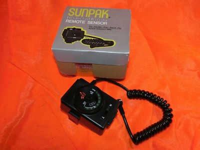FLASH REMOTE SENSOR SUNPAK ELECTRONIC MX-5 MINOLTA XD XD7 XG-E Neuwertig !!