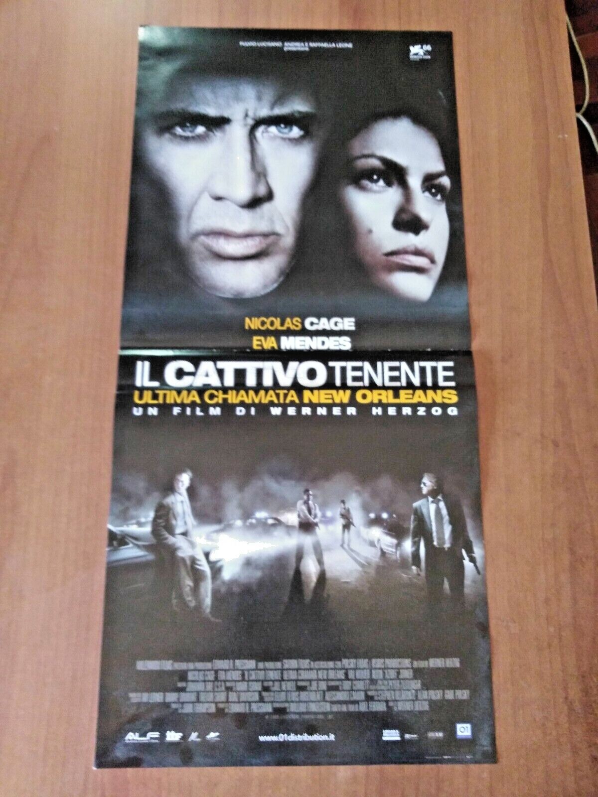 Locandina originale film Il cattivo tenente - Ultima chiamata New Orleans (2010) - Regia di Werner Herzog