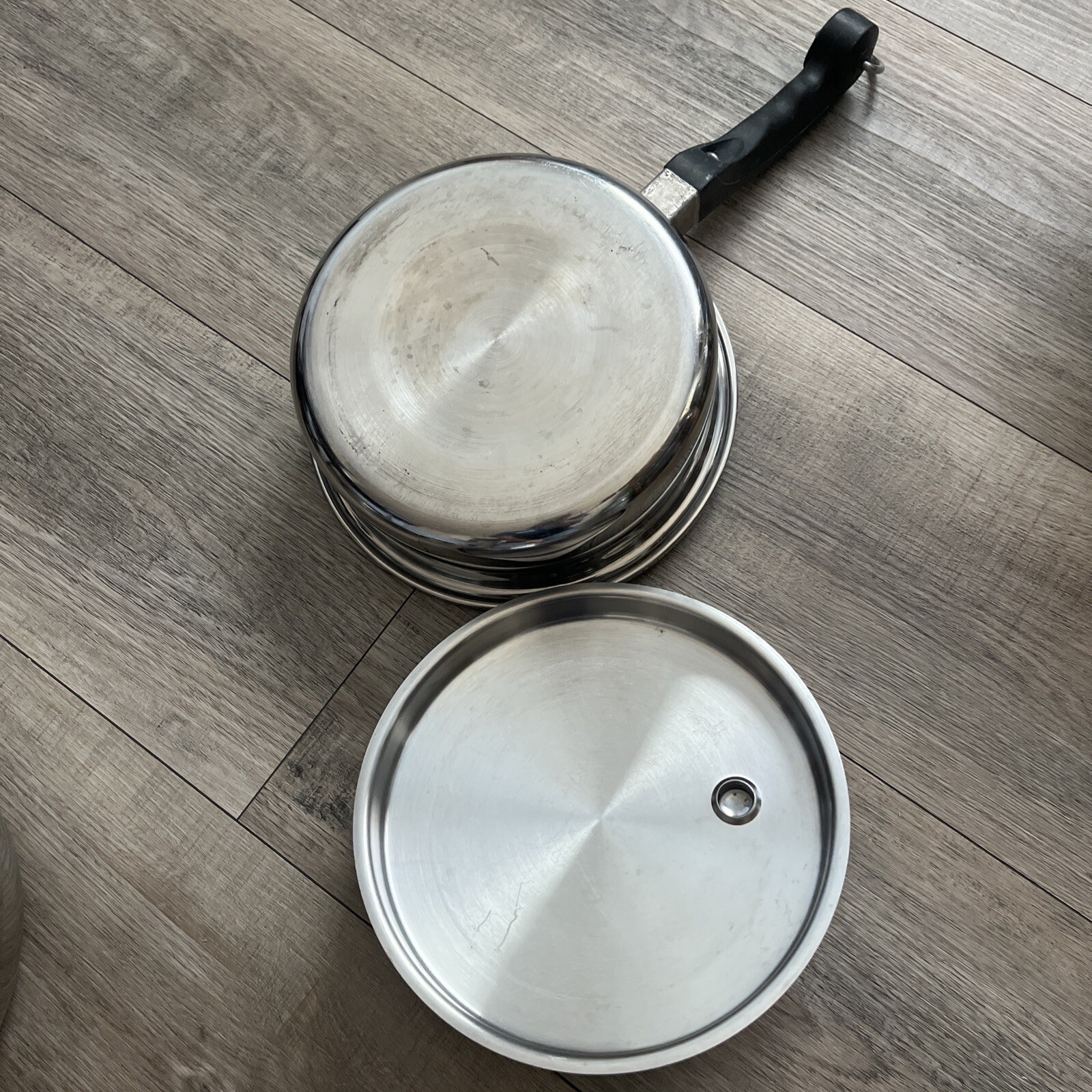 Saladmaster Set 7 PC Stainless Steel 188 Tri Clad Cookwear Cook Pots