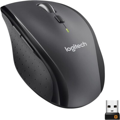 Logitech M705 Marathon Kabellose Maus 2,4 GHz USB Unifying Empfänger 910-006034