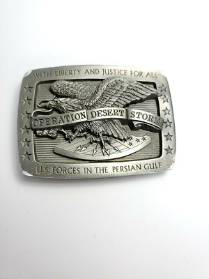 Bostock Buckle 1991 Desert Storm バックル Used Operation Desert Storm Belt Buckle | eBay