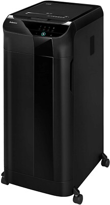 Fellowes AutoMax 550C 550-Sheet Cross-Cut Auto Feed Shredder (4963001) See Desc