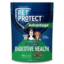 Pet Protect Digestive Health Lactoquil Soft Chews For Dogs, 60 Count