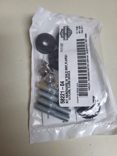 HARLEY SOFTAIL FLH DETACHABLE WINDSHIELD MOUNTING HARDWARE 58221-04 OEM ...