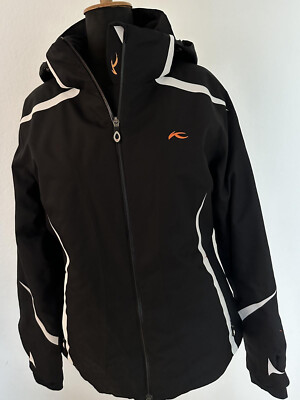KJUS Skijacke Damen Größe 42/XL Farbe schwarz, gebraucht, Schi-Jacke, RECCO