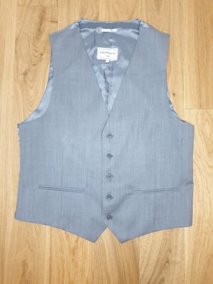 RRP £50 Howick Mens Rock Waistcoat Vest Grey 42