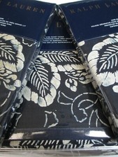 Ralph Lauren DURANT KIRA Blue Floral 3pc Duvet Cover Shams Set - King