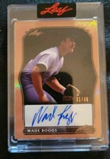 2023 Wade Boggs Leaf Art Of Sport Auto 31/35 BA-WB1