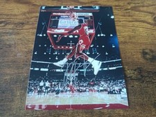 FOTO 13x17 CM. AUTOGRAFATA AUTOGRAFO STAMPATO SERIGRAFATO MICHAEL JORDAN NBA