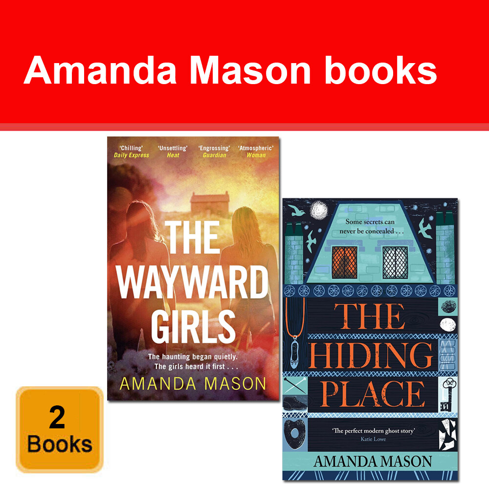 Amanda Mason Collection 2 Books Set The Wayward Girls, Hiding Place RRP: £23.98