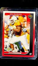 2002 Score Rookie #310 John Henderson RC Jacksonville Jaguars Football Card. rookie card picture