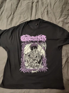 T-shirt Death Metal Gatecreeper Band - Coton Couleur Sable - Tailles S à 5XL