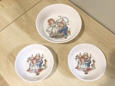 1969 Raggedy Ann  Andy Bowls Vintage Oneida Deluxe 3243 3258 - Lot Of 3