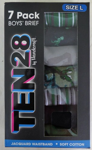 7 pack Boys Briefs Dinosaur Theme Small TEN28 Handcraft - Picture 2 of 6
