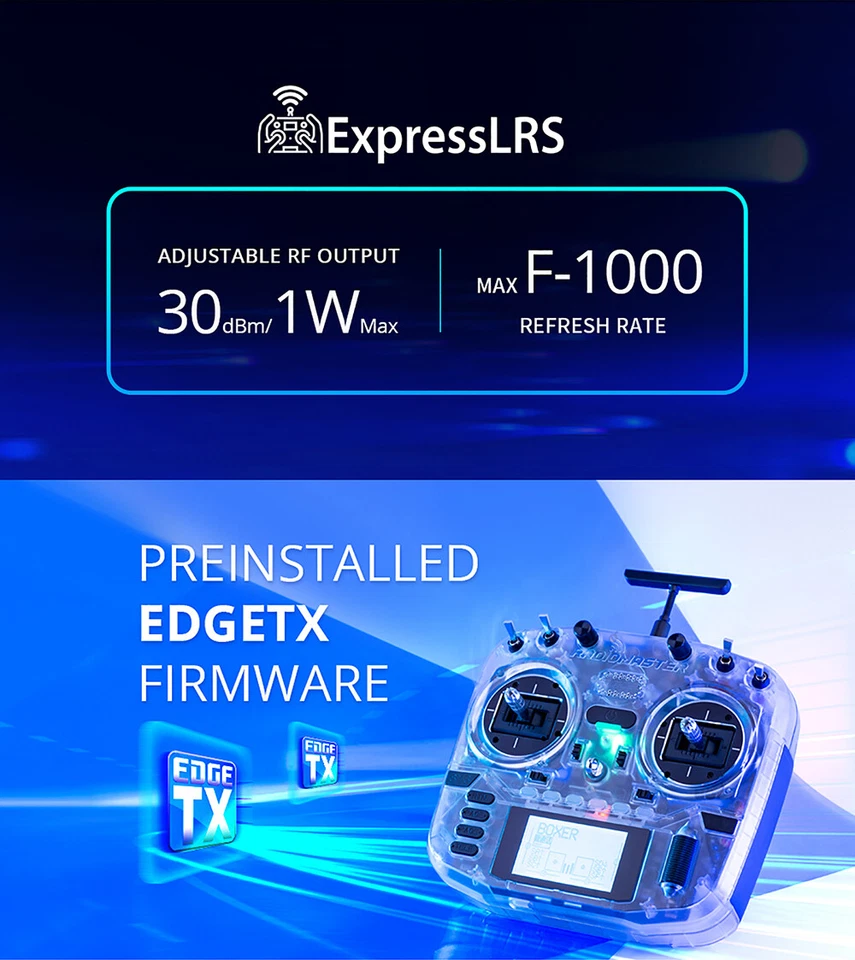 RadioMaster Boxer RC Sender 2.4G 16CH ELRS 4.0 Hall Gimbals Eingebauter Lüfter - Bild 4 von 4